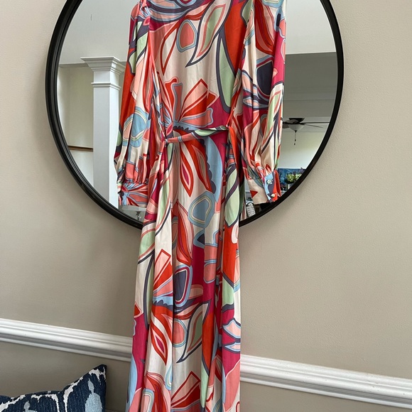 Alexis x Target Floral Long Sleeve Robe Dress - Picture 10 of 13